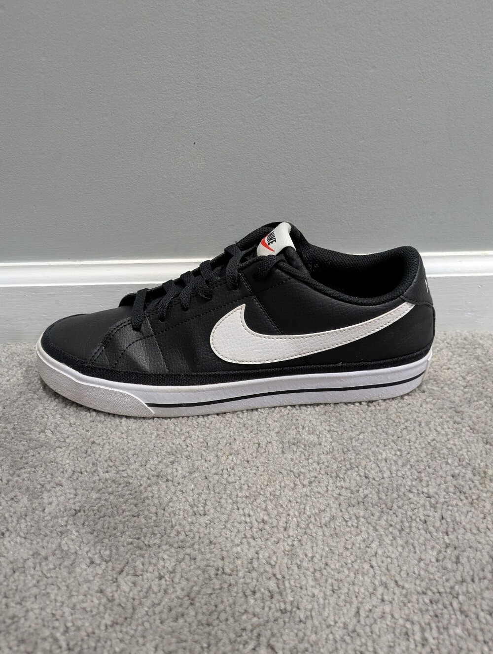 Nike Court Legacy Next Nature Black White Sneakers DH3162-001 Mens Sz 9.5 Shoes
